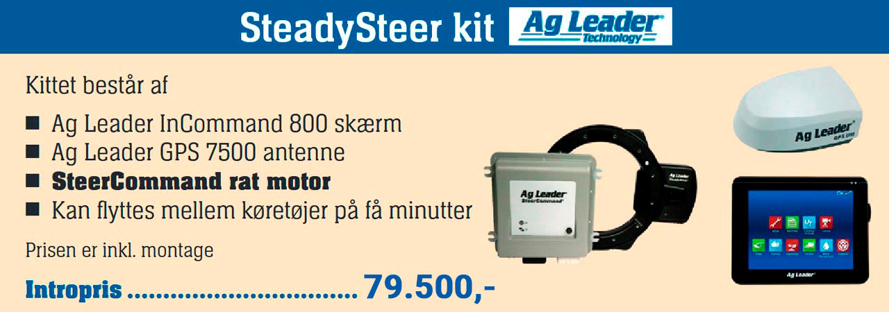 Introerbjudande - SteadySteer kit från Ag Leader